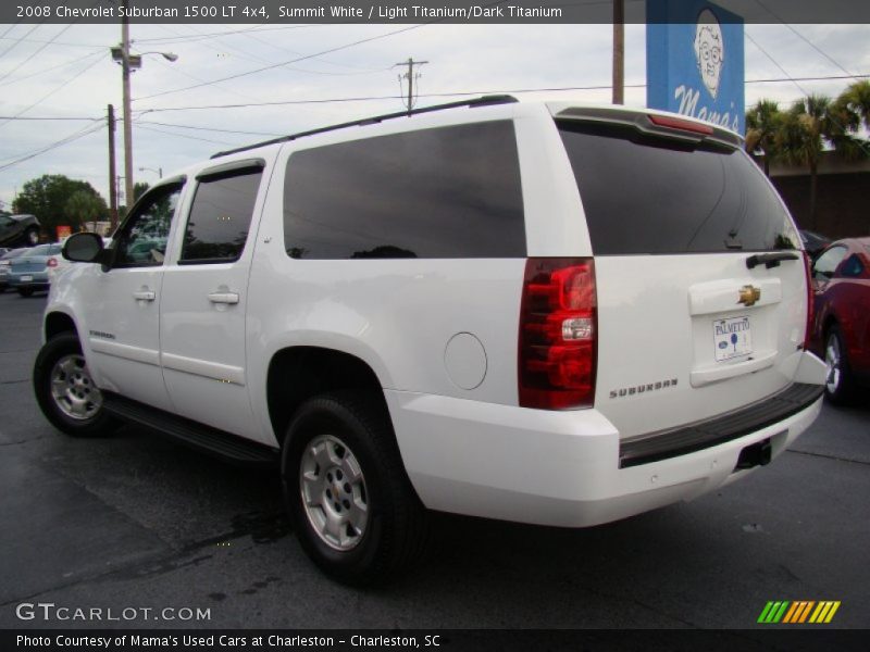 Summit White / Light Titanium/Dark Titanium 2008 Chevrolet Suburban 1500 LT 4x4