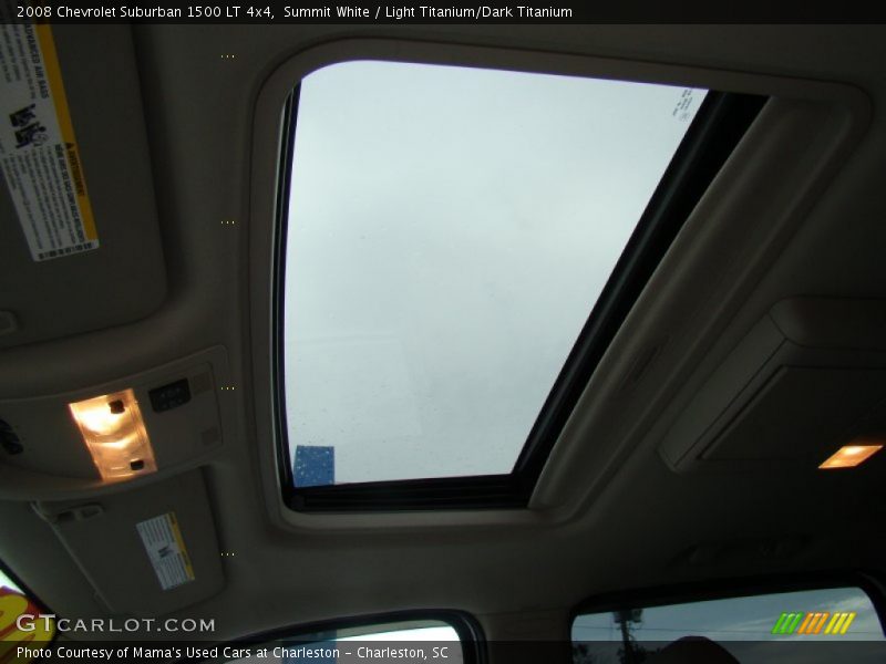 Summit White / Light Titanium/Dark Titanium 2008 Chevrolet Suburban 1500 LT 4x4