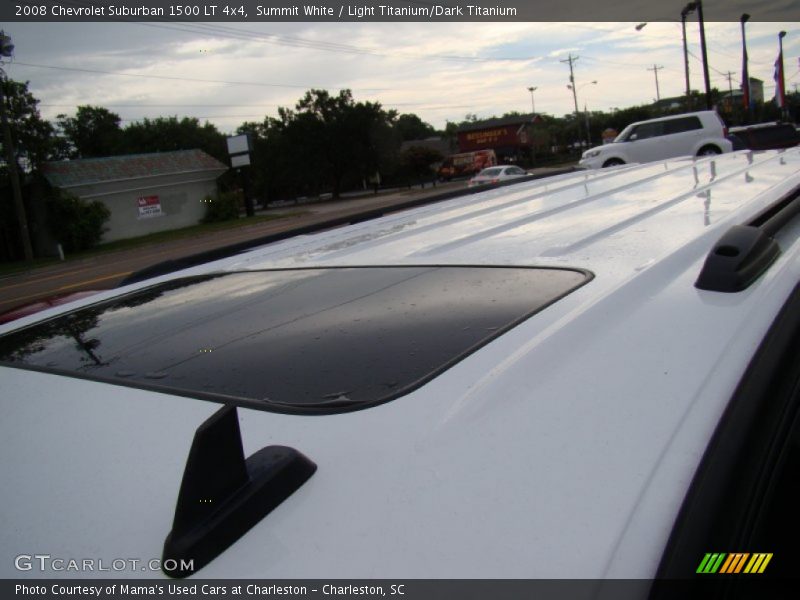 Summit White / Light Titanium/Dark Titanium 2008 Chevrolet Suburban 1500 LT 4x4