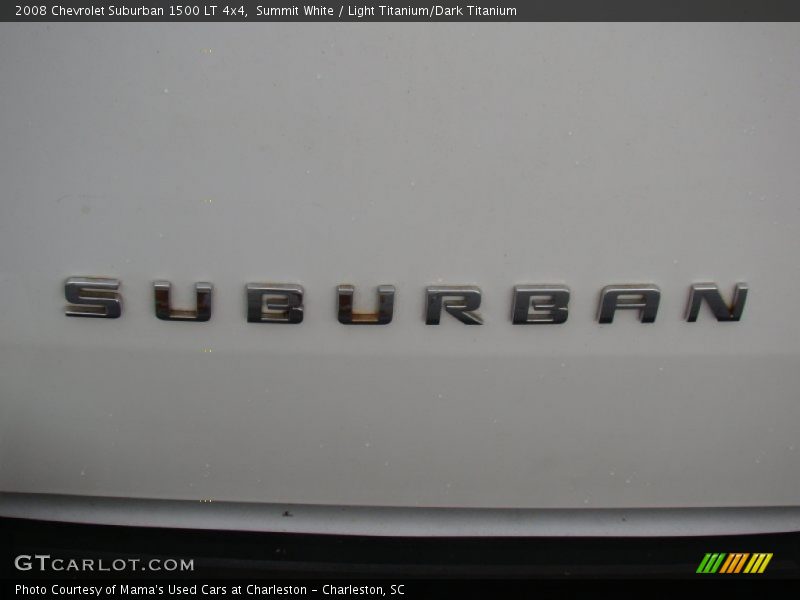 Summit White / Light Titanium/Dark Titanium 2008 Chevrolet Suburban 1500 LT 4x4