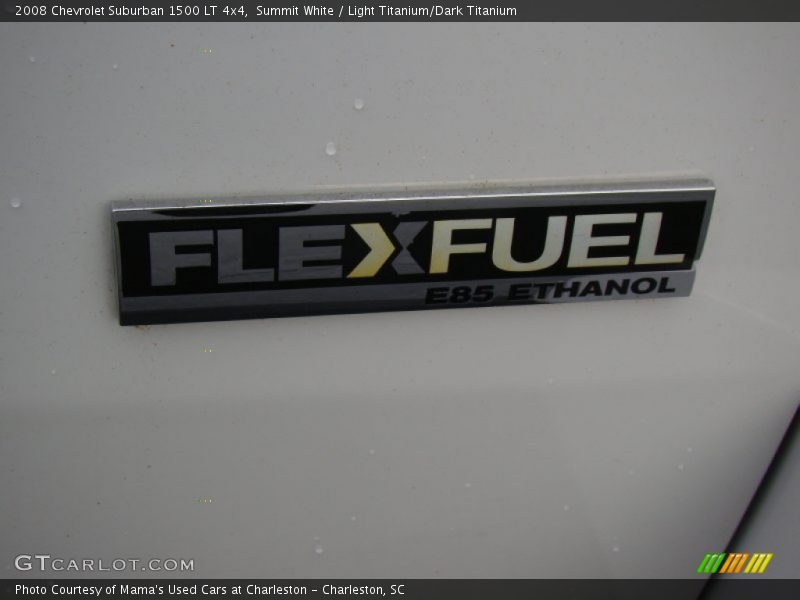 Summit White / Light Titanium/Dark Titanium 2008 Chevrolet Suburban 1500 LT 4x4