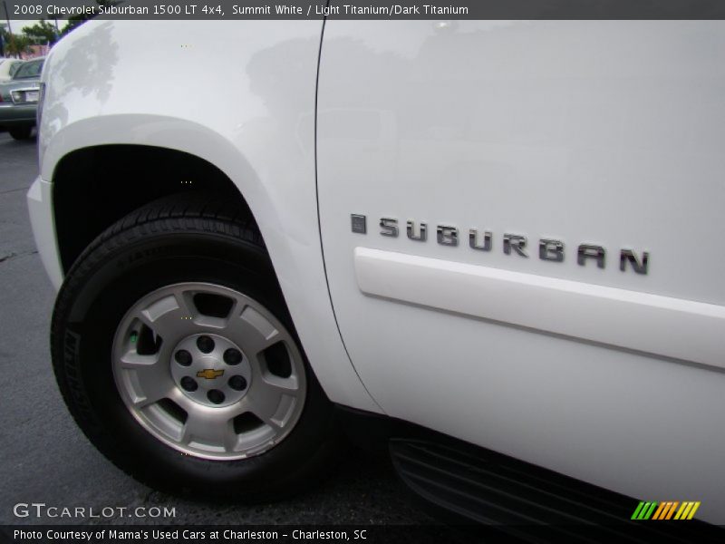 Summit White / Light Titanium/Dark Titanium 2008 Chevrolet Suburban 1500 LT 4x4