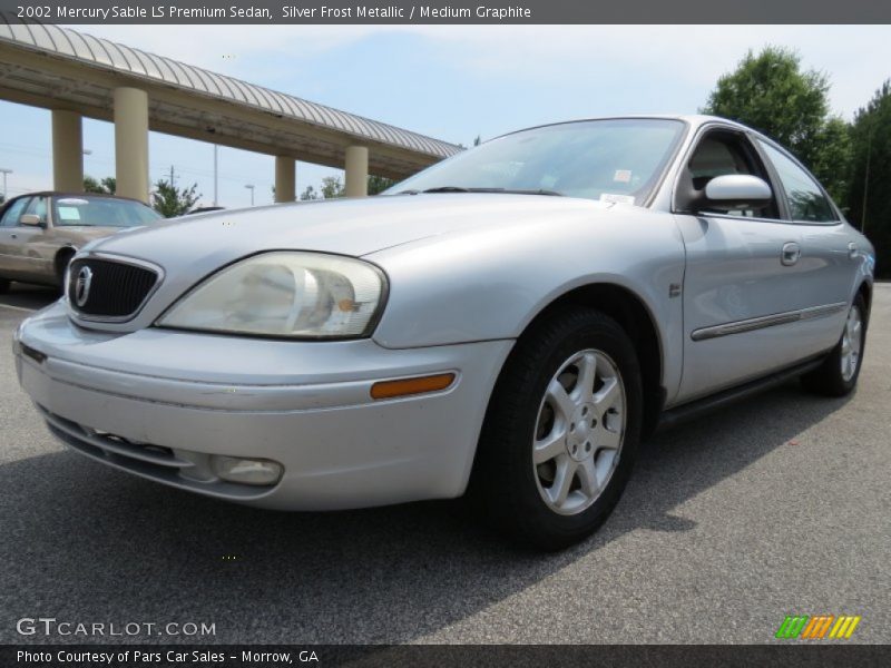 Silver Frost Metallic / Medium Graphite 2002 Mercury Sable LS Premium Sedan