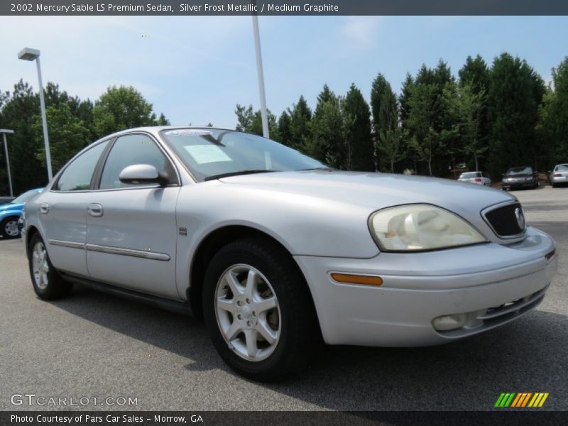 Silver Frost Metallic / Medium Graphite 2002 Mercury Sable LS Premium Sedan