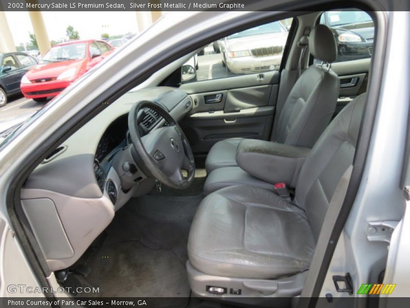Silver Frost Metallic / Medium Graphite 2002 Mercury Sable LS Premium Sedan