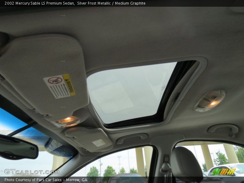 Silver Frost Metallic / Medium Graphite 2002 Mercury Sable LS Premium Sedan