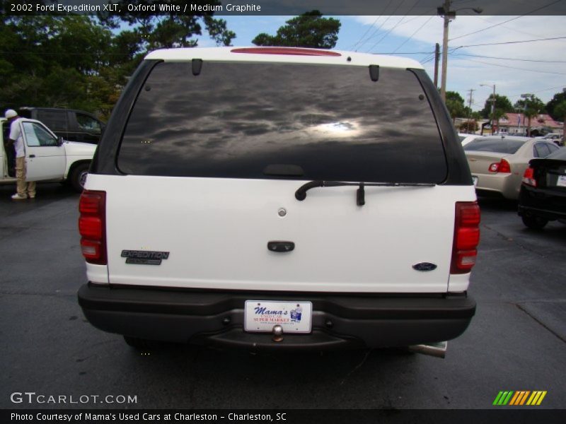 Oxford White / Medium Graphite 2002 Ford Expedition XLT