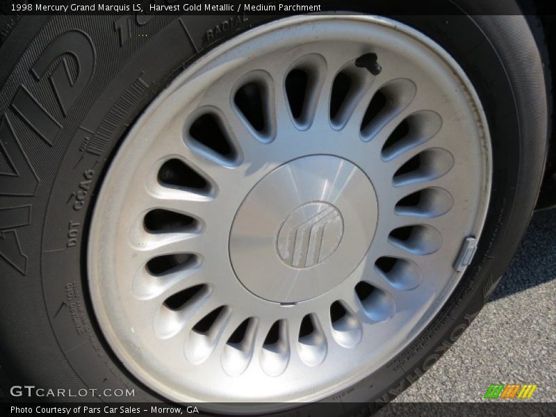 Harvest Gold Metallic / Medium Parchment 1998 Mercury Grand Marquis LS