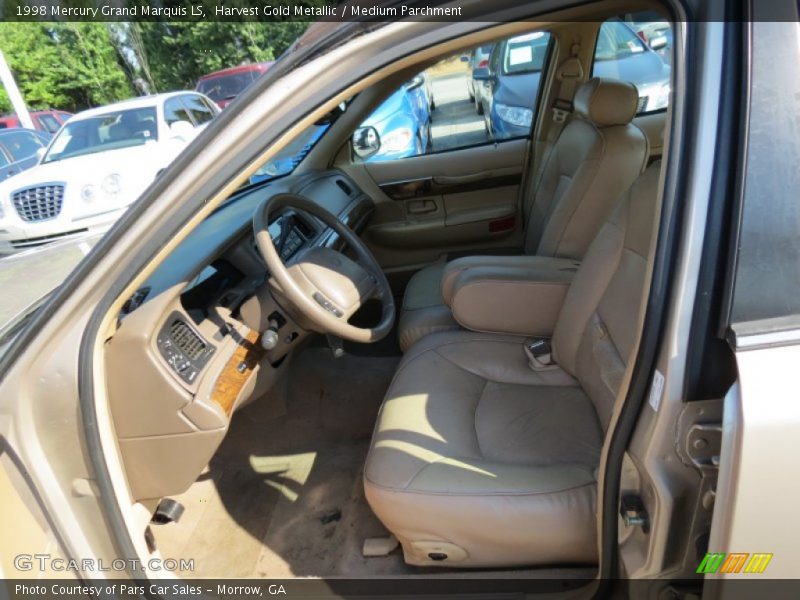Harvest Gold Metallic / Medium Parchment 1998 Mercury Grand Marquis LS
