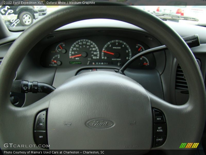 Oxford White / Medium Graphite 2002 Ford Expedition XLT