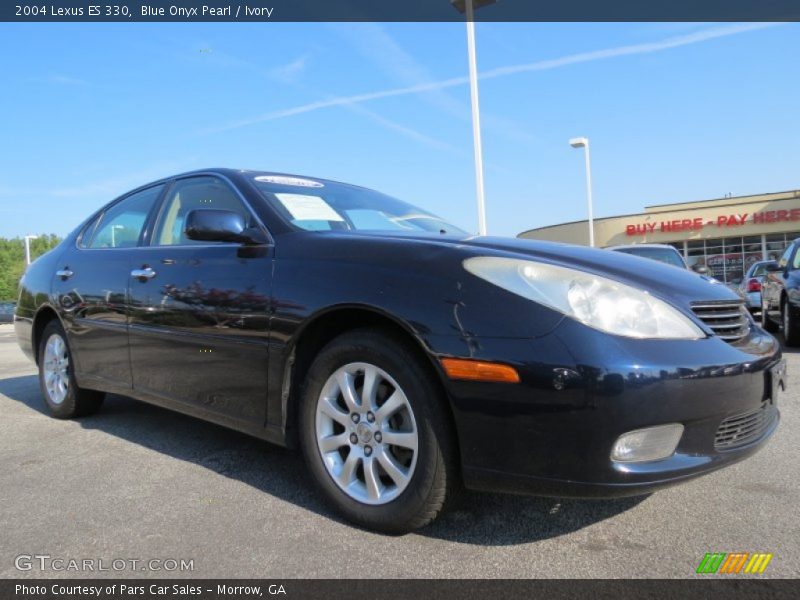 Blue Onyx Pearl / Ivory 2004 Lexus ES 330