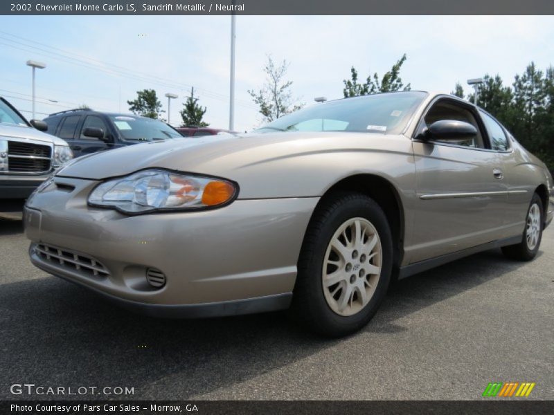 Sandrift Metallic / Neutral 2002 Chevrolet Monte Carlo LS