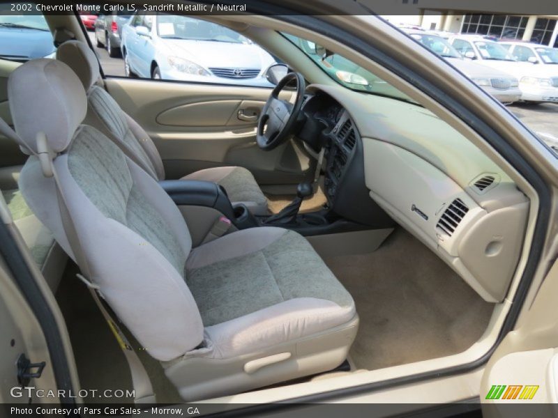 Sandrift Metallic / Neutral 2002 Chevrolet Monte Carlo LS
