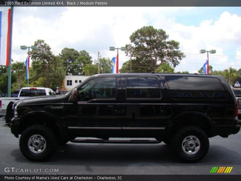 Black / Medium Pebble 2005 Ford Excursion Limited 4X4