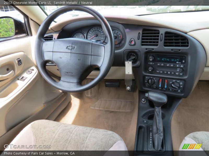 Sandrift Metallic / Neutral 2002 Chevrolet Monte Carlo LS