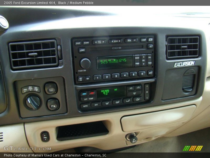 Black / Medium Pebble 2005 Ford Excursion Limited 4X4