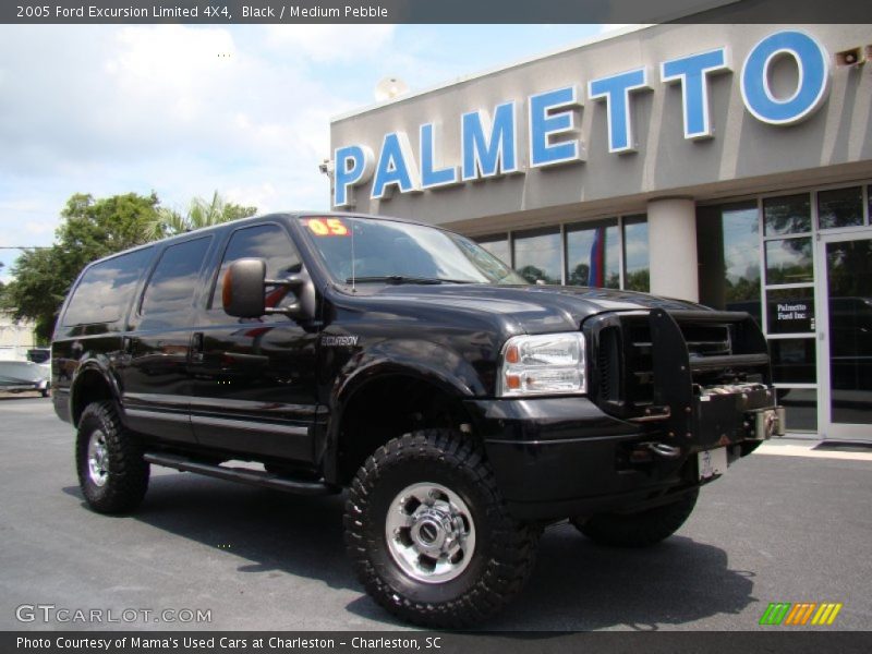Black / Medium Pebble 2005 Ford Excursion Limited 4X4