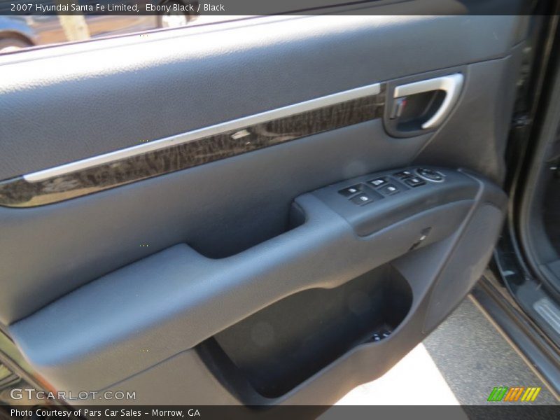 Ebony Black / Black 2007 Hyundai Santa Fe Limited