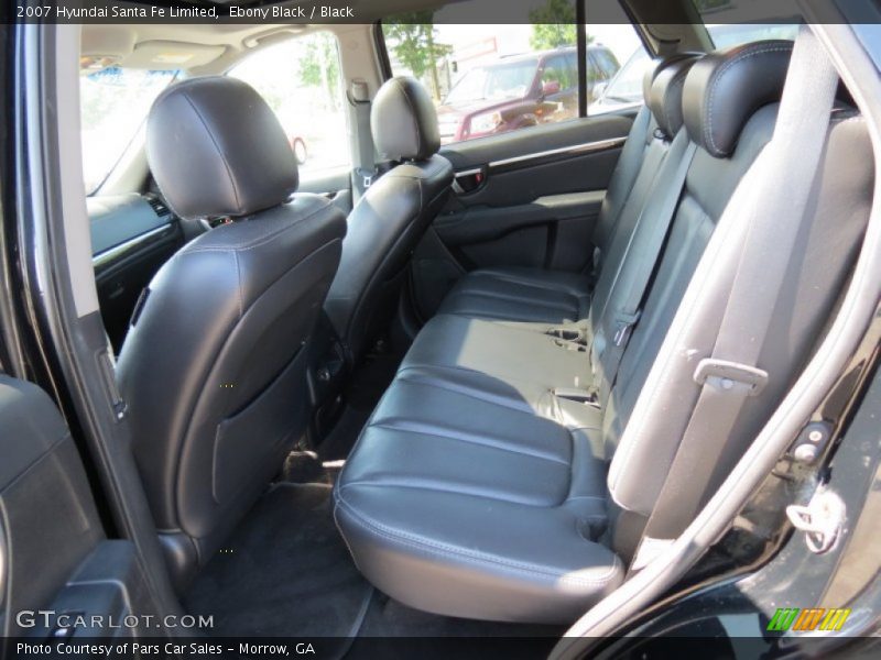 Ebony Black / Black 2007 Hyundai Santa Fe Limited