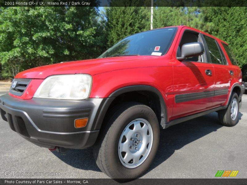 Milano Red / Dark Gray 2001 Honda CR-V LX