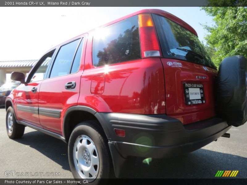Milano Red / Dark Gray 2001 Honda CR-V LX
