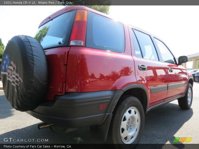 Milano Red / Dark Gray 2001 Honda CR-V LX