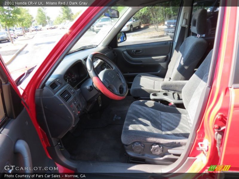 Milano Red / Dark Gray 2001 Honda CR-V LX