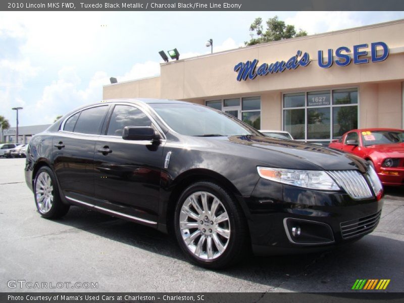 Tuxedo Black Metallic / Charcoal Black/Fine Line Ebony 2010 Lincoln MKS FWD