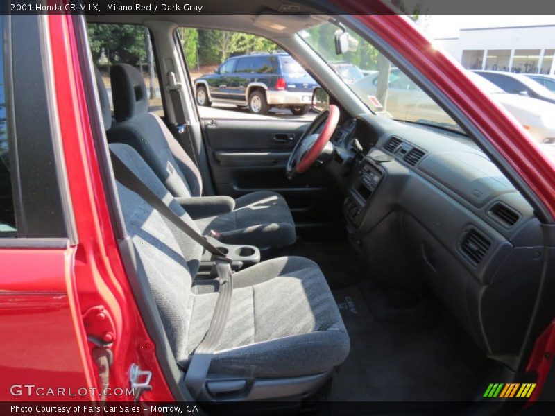 Milano Red / Dark Gray 2001 Honda CR-V LX