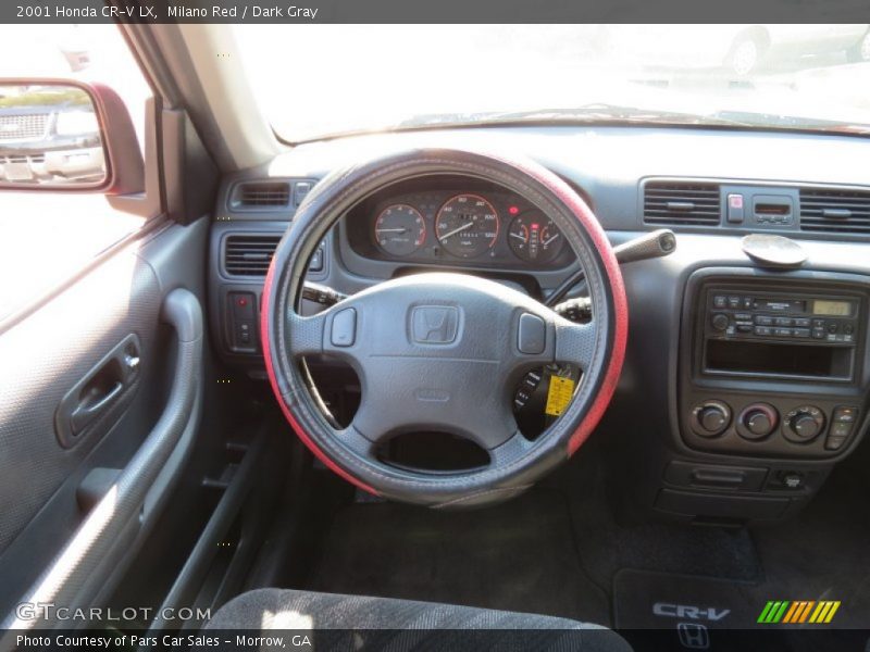 Milano Red / Dark Gray 2001 Honda CR-V LX