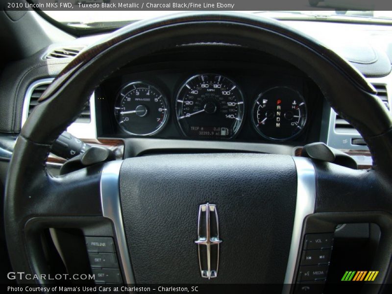 Tuxedo Black Metallic / Charcoal Black/Fine Line Ebony 2010 Lincoln MKS FWD