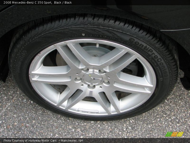 Black / Black 2008 Mercedes-Benz C 350 Sport