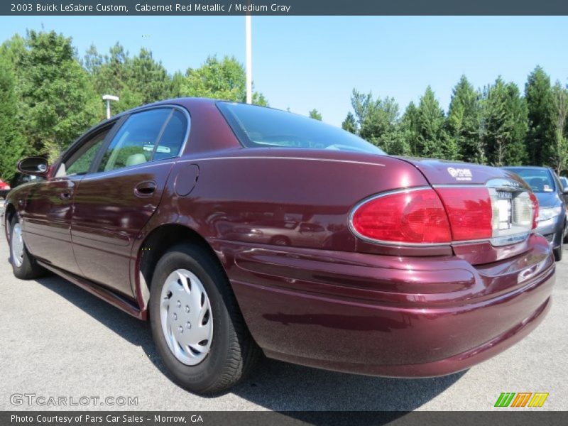 Cabernet Red Metallic / Medium Gray 2003 Buick LeSabre Custom