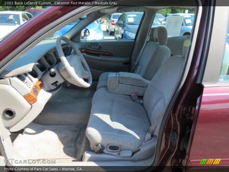 Cabernet Red Metallic / Medium Gray 2003 Buick LeSabre Custom