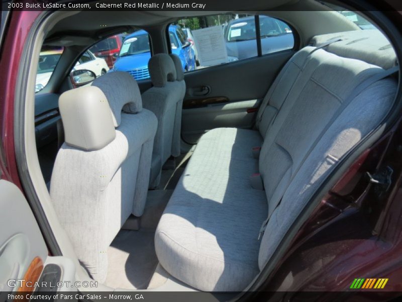 Cabernet Red Metallic / Medium Gray 2003 Buick LeSabre Custom
