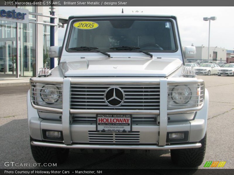 Brilliant Silver Metallic / designo Silver 2005 Mercedes-Benz G 55 AMG