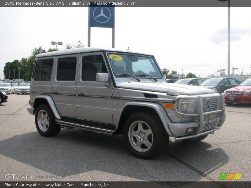 Brilliant Silver Metallic / designo Silver 2005 Mercedes-Benz G 55 AMG