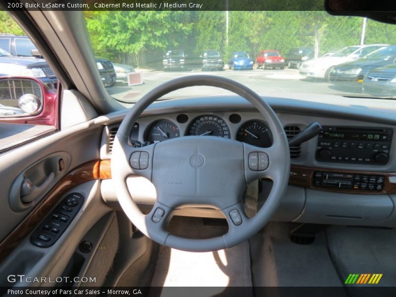 Cabernet Red Metallic / Medium Gray 2003 Buick LeSabre Custom