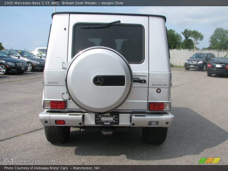 Brilliant Silver Metallic / designo Silver 2005 Mercedes-Benz G 55 AMG