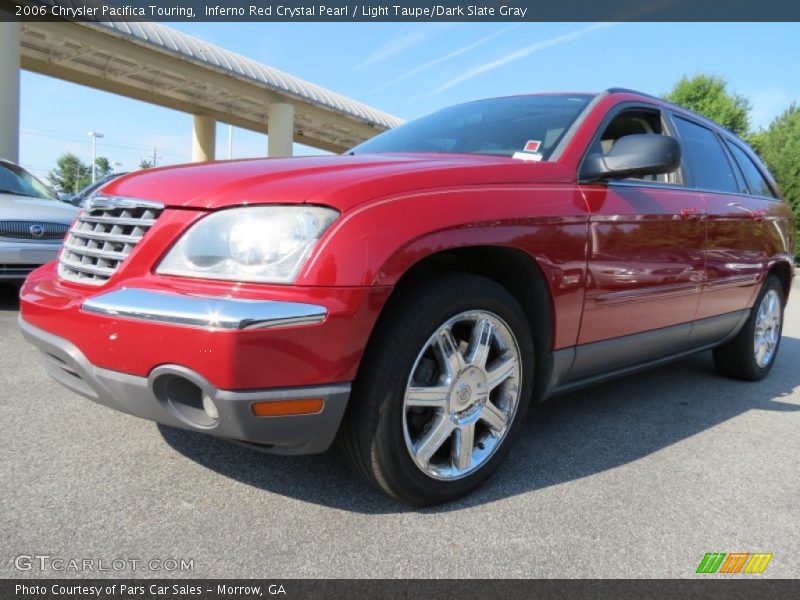 Inferno Red Crystal Pearl / Light Taupe/Dark Slate Gray 2006 Chrysler Pacifica Touring