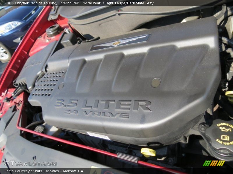 Inferno Red Crystal Pearl / Light Taupe/Dark Slate Gray 2006 Chrysler Pacifica Touring
