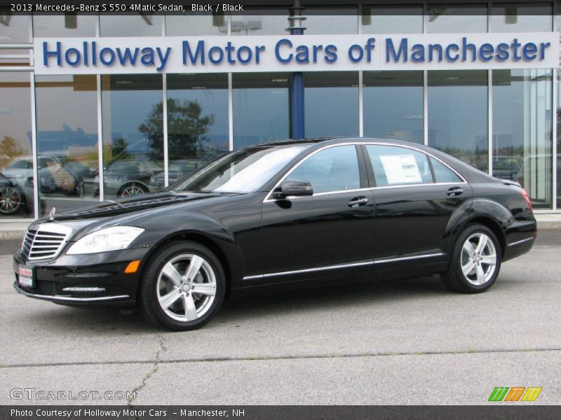 Black / Black 2013 Mercedes-Benz S 550 4Matic Sedan