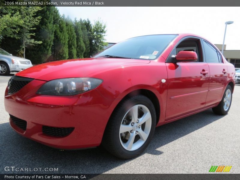 Velocity Red Mica / Black 2006 Mazda MAZDA3 i Sedan