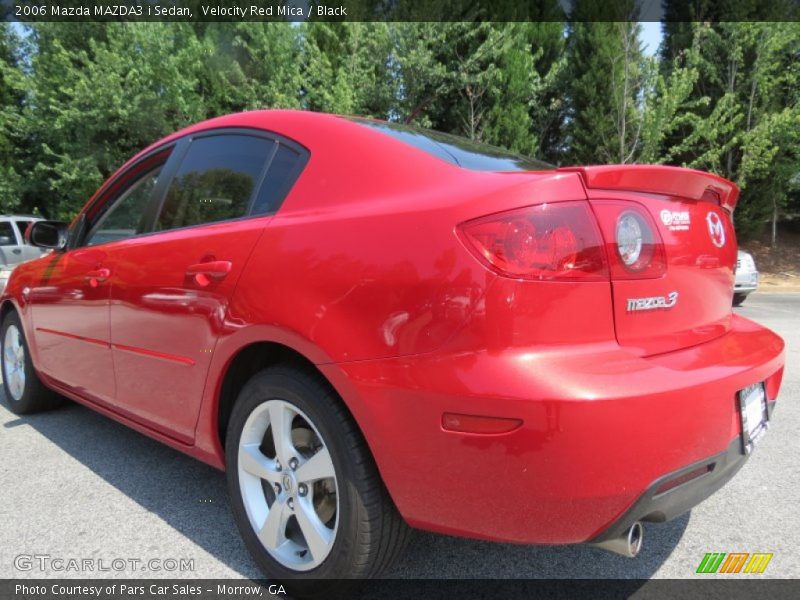 Velocity Red Mica / Black 2006 Mazda MAZDA3 i Sedan