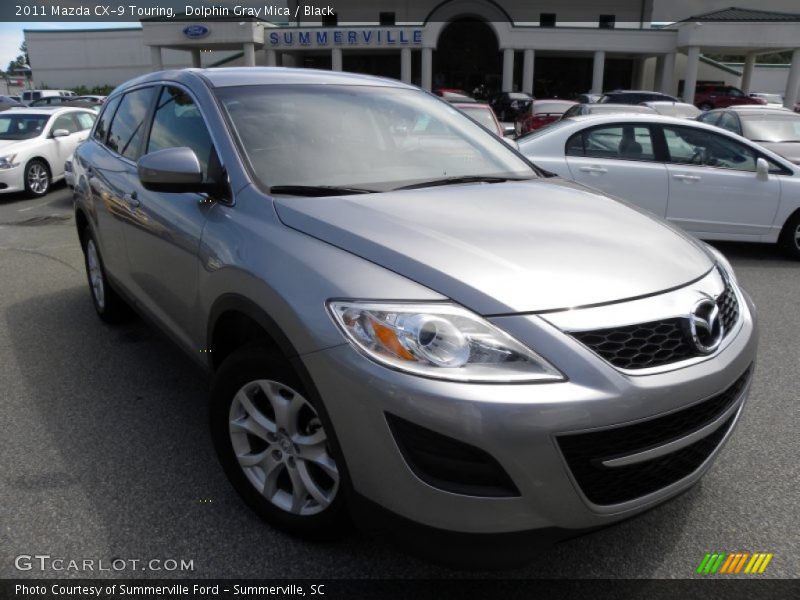 Dolphin Gray Mica / Black 2011 Mazda CX-9 Touring
