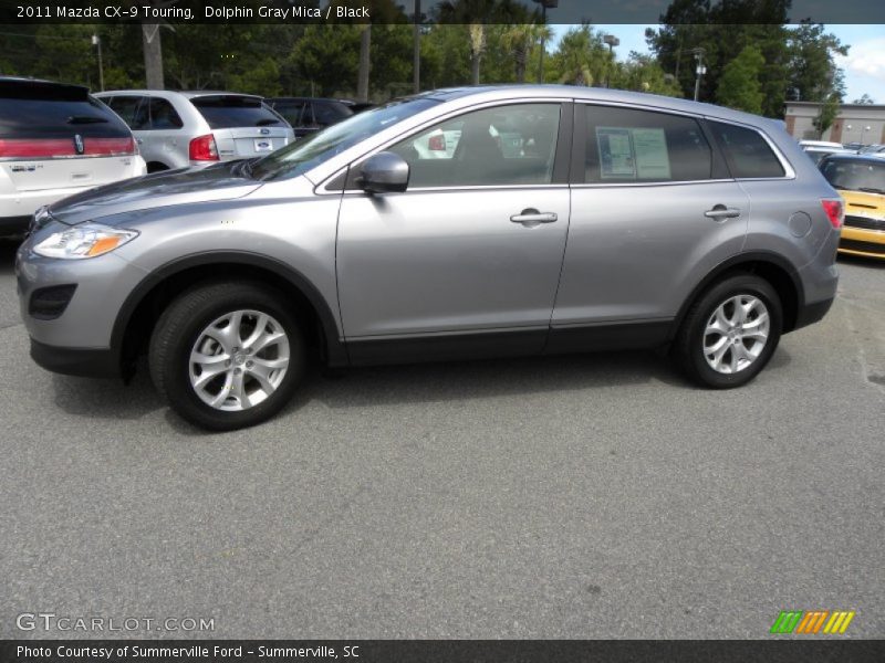 Dolphin Gray Mica / Black 2011 Mazda CX-9 Touring