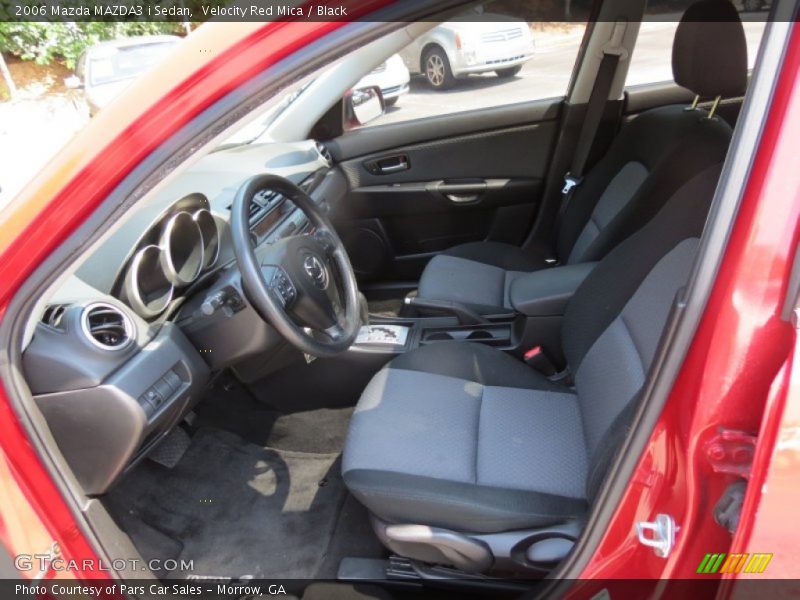 Velocity Red Mica / Black 2006 Mazda MAZDA3 i Sedan