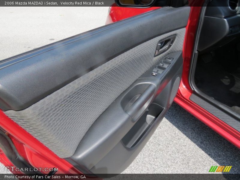 Velocity Red Mica / Black 2006 Mazda MAZDA3 i Sedan