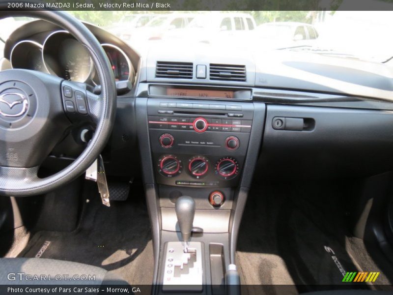 Velocity Red Mica / Black 2006 Mazda MAZDA3 i Sedan