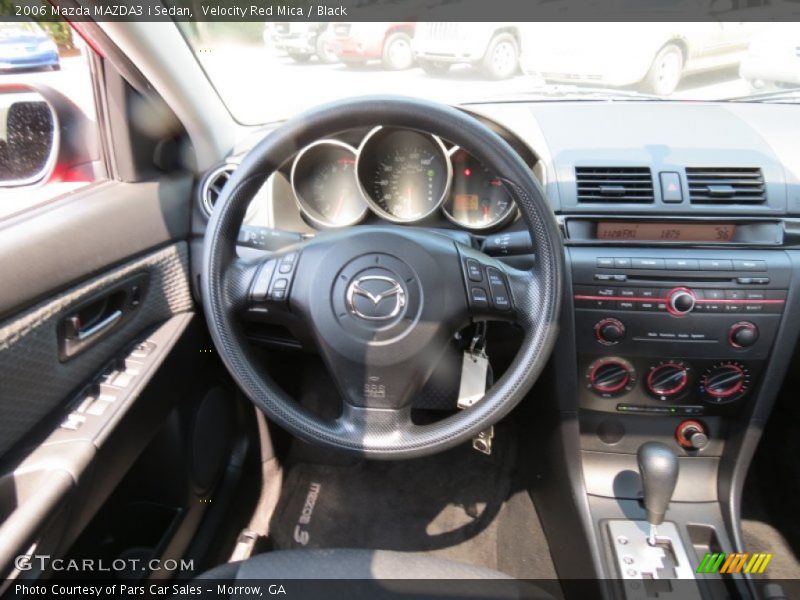 Velocity Red Mica / Black 2006 Mazda MAZDA3 i Sedan